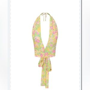 With Jean Rendezvous Top - Honeysuckle